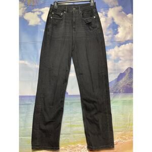 American Eagle Outfitters Women's Ripped Highest Waist 90s Boyfriend Jean Size 4